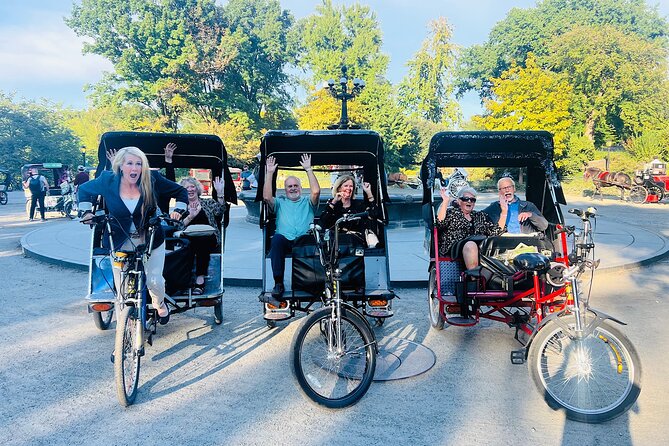 Central Park Pedicab Rickshaw Tours - The Scenic Stops at Belvedere Castle and Shakespeare Garden