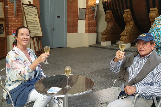Champagne Day tour with Veuve Clicquot and 2 other big wineries - Savoring a Gourmet 3-Course Lunch at Brasserie Le Jardin