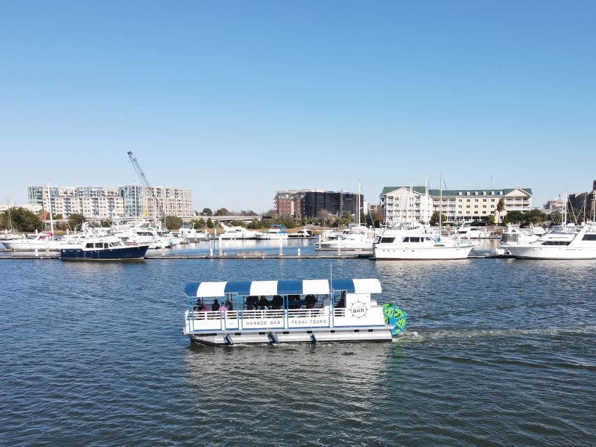 Charleston: Harbor Bar Pedal Boat Party Cruise - Starting Point at Ripley Light Marina