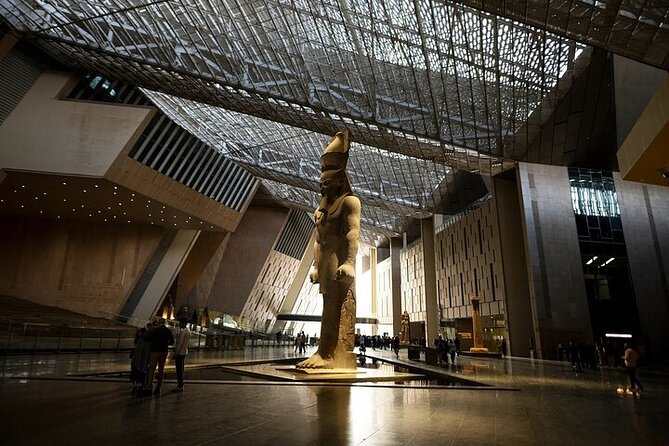 Cheap Day tour Giza Pyramids, Grand Egyptian Museum,Felucca - Unobstructed Views from the Panoramic Spot