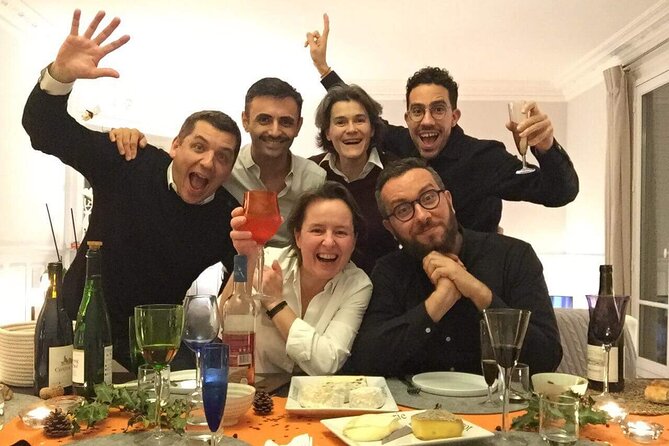 Chic Multi-Course Dinner at the Foot of Montmartre in Paris - A Cozy Setting in a Classic Parisian Apartment