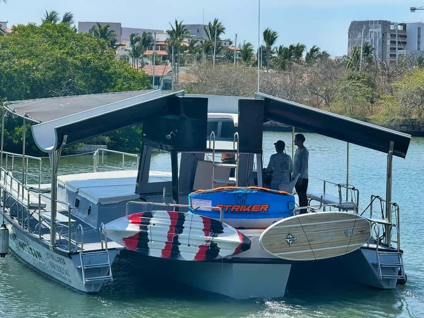 Chica: All Inclusive Private Yacht Charter with Waterslides - The Thrill of Waterslides and Water Toys