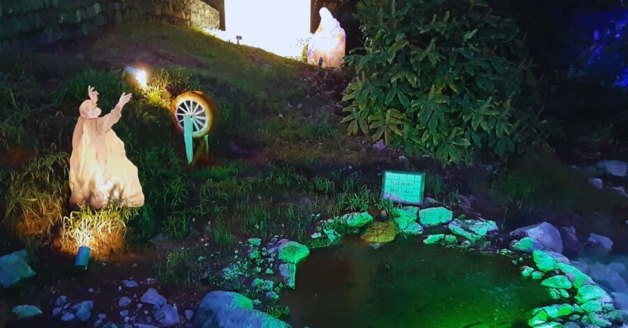 Christmas Magic in Furnas: Nativity & Thermal Soak - The Festive Lighting at Vila Franca do Campo
