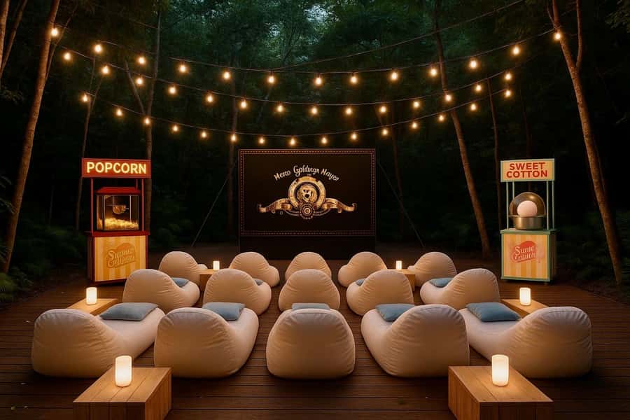 Cinema in the Tulum Jungle: A mystical and unique experience in nature - The Location of the Private Jungle Cinema in Residencial Amares