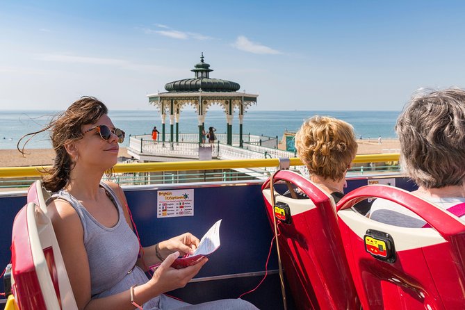 City Sightseeing Brighton Hop-On Hop-Off Bus Tour - Stops at West Pier and Grand Avenue for Scenic Views