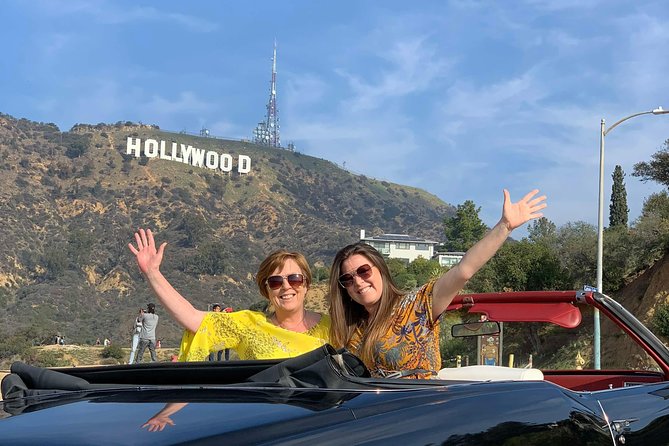 Classic Convertible Car Tour of Los Angeles - The Iconic Hollywood Sign and Hollywood Landmarks
