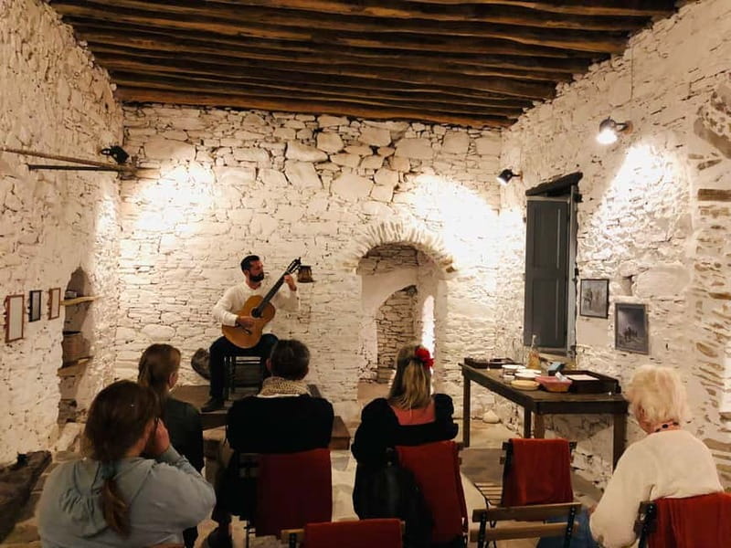 Classical guitar concert in a historic olive press - Meet the Master Guitarist Nikos Karavias