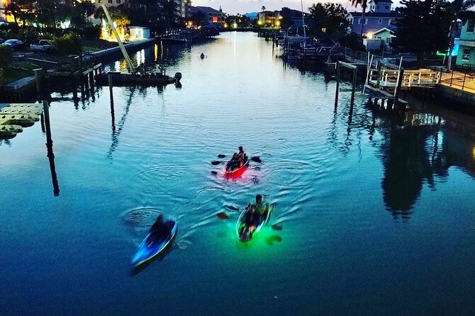 Clear Kayak Glow Tour - Paddling along the Calm Canals in Treasure Island
