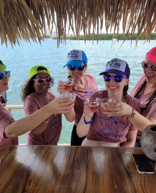 Clearwater Beach: Island Sandbar & Swim Tiki Cruise - Dolphin and Manatee Sightings During the Cruise