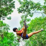 Combo 3 in 1 ATV (shared) Ziplines & Cenote in Puerto Morelos - The Thrilling Ziplining Experience over the Jungle Canopy