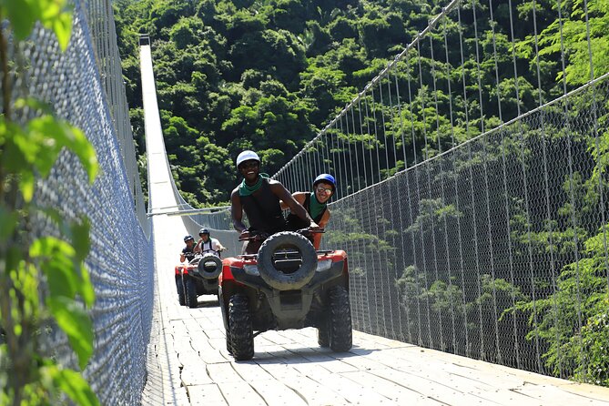 Combo ATV Jorullo Bridge + zip lines + mule ride - The Starting Point: Canopy River Oficina Playa de Oro