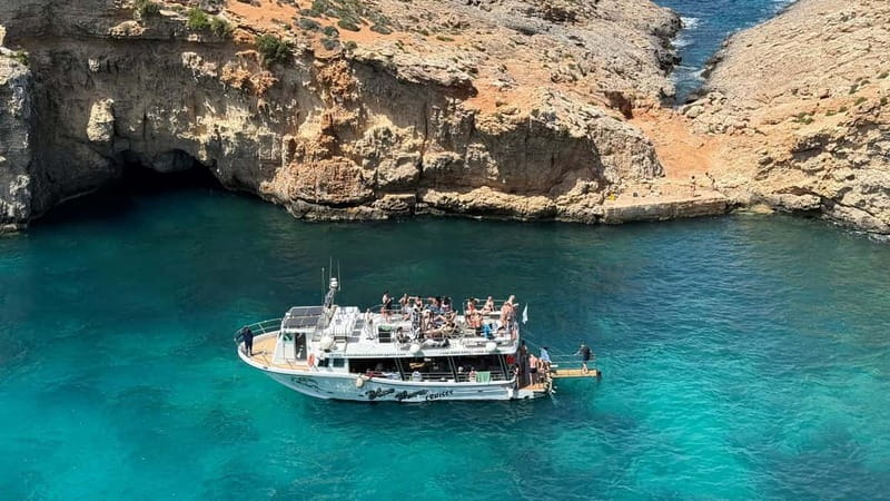 Comino Blue Lagoon & Crystal Lagoon - 3 Bay Cruise - Exploring Crystal Lagoon and Its Unique Charm