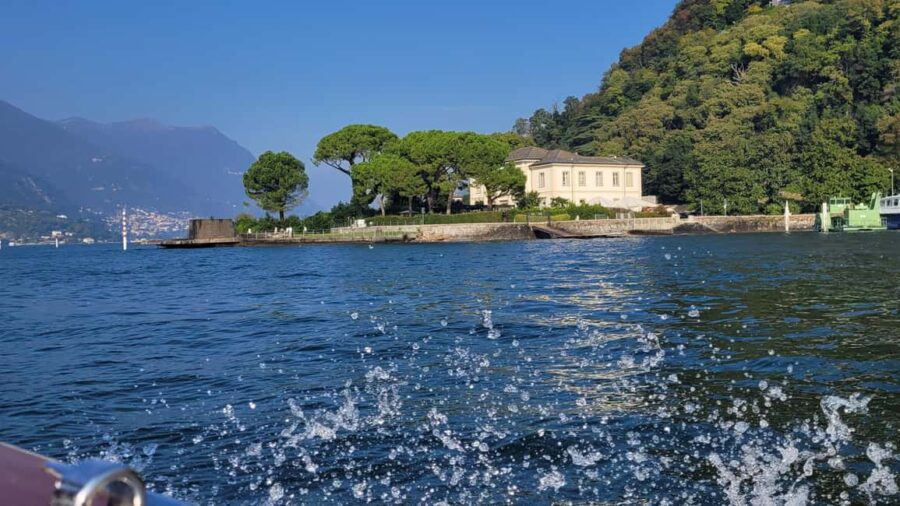 Como Boat experience  Shared Boat Tour with a hot drink - Starting Point and Meeting Arrangements
