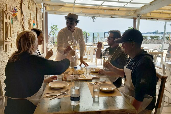 Cooking Class with Seaview with Chef Mimmo - Starting Point at Lungomare Tysandros with a Sea View