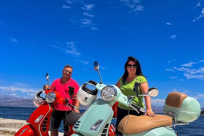 Corfu 300cc Vespa Scooter Rental - Riding with a Valid Motorcycle License and Extensive Experience