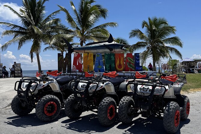 Costa Maya Open Bar ATV Adventure - Exploring Mahahuals Beachfront on an ATV