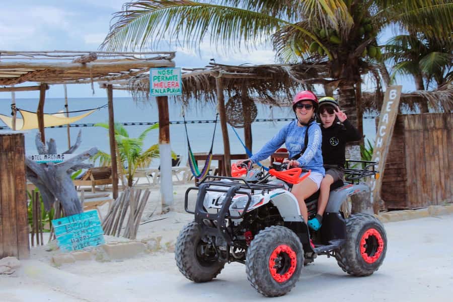 Costa Maya Open Bar ATV Adventure. - Guided ATV Ride Through Mahahuals Beachfront