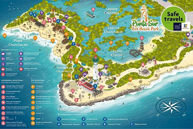 Cozumel Jeep 4x4 Tour South Tip with Lunch and Snorkel - Exploring Punta Sur’s Crocodile Lagoon and Mayan Ruins