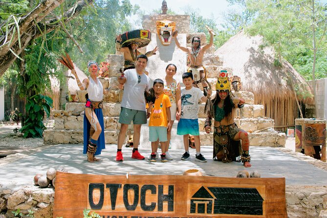 Cozumel Jeep Adventure Cenote Jade & Mayan Experience OTOCH - San Martin Beach: Scenic Views and Delicious Fish Ceviche