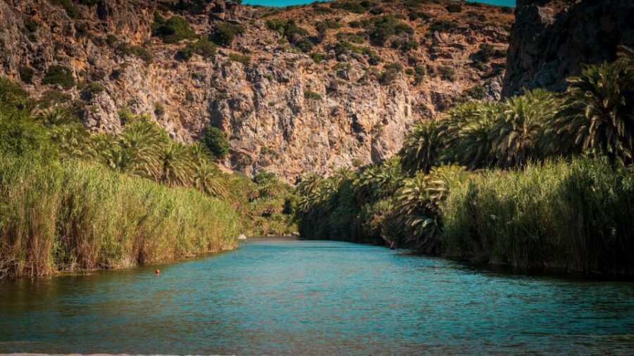 Crete: Preveli Tropical Beach - The Route from the Gorge to the Beach
