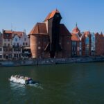 Cruises on the Motlawa River by a luxury catamaran - Gdask from the water side - The Crane: Europe’s Largest Medieval Hydraulic Crane