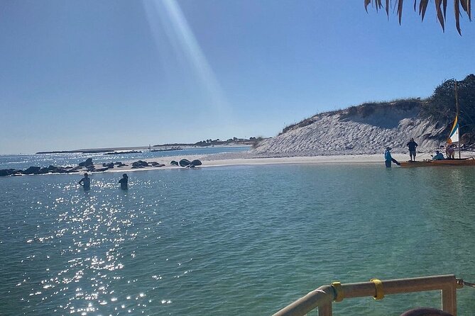 Cruisin Tikis Shell Island Big Kahuna Beach and Snorkel Cruise - The Big Kahuna TIKI Boat: Comfort Meets Fun in Panama City Beach