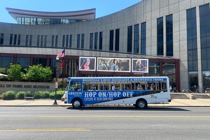 Cruzzin' Nashville Hop-On Hop-Off Distillery Tour - Nashville Barrel Company at 425 Church St