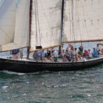 Day Sails and Sunset tours on Schooner Surprise in Camden Maine - Mount Battie and Camden Hills from the Water