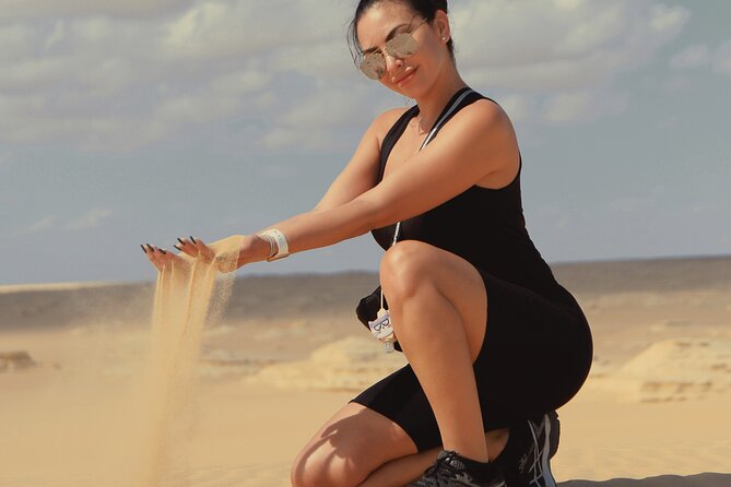 Day Trip To Bahariya Oasis Visit Black And White Desert From Cairo - White Deserts Unique Limestone Sculptures