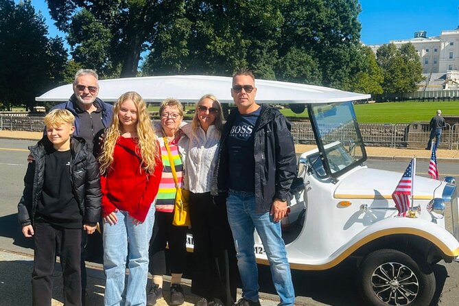 DC: Monuments & History Guided Tour by E-Cart - Day &Night - Stops at Washington’s Most Iconic Sights