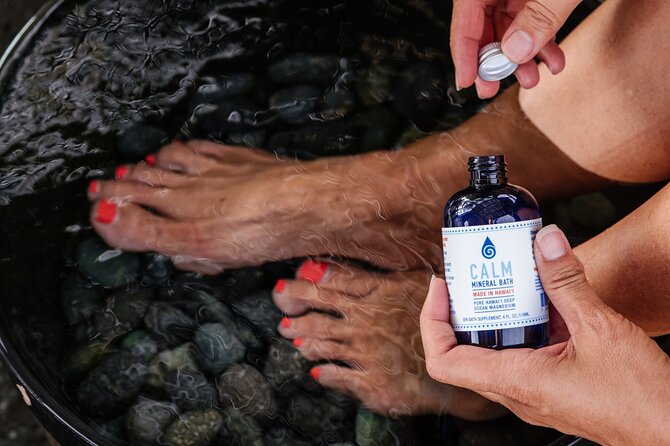 Deep Ocean Water Foot Soak in Kailua Kona - Accessing the Deep Sea Water from 2,200 Feet Deep
