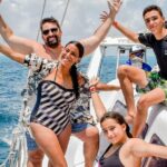 Deluxe Catamaran Tour to Isla Mujeres, from Playa del Carmen - Sailing aboard a Luxurious Catamaran through the Caribbean