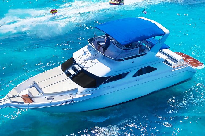 Deluxe Yacht 48FT with FlyBrige Rental in Cancun - Booking options: flexible durations to match your plans