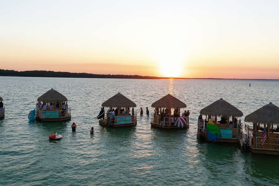 Destin: The Original Cruisin Tikis Sunset Cruise - Scenic Views of Crab Island at Sunset