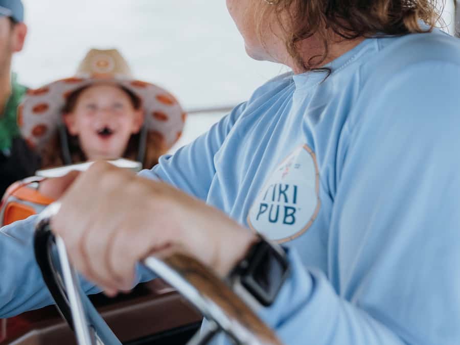 Destin: Tiki Pub Crab Island Sandbar Cruise with Waterslide - Enjoying Crab Island’s Crystal-Clear Waters