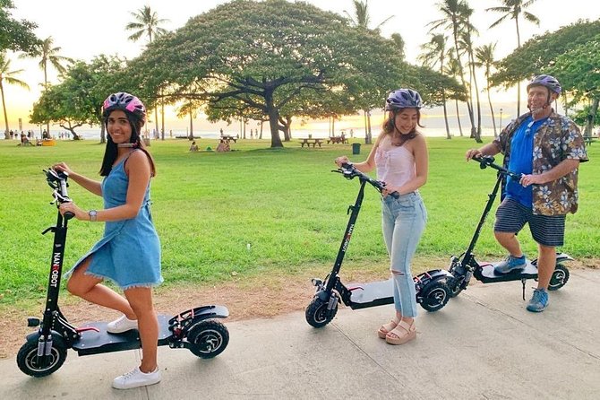 Diamond Head Sunset Tour - Riding Through Waikiki with Coastal Views