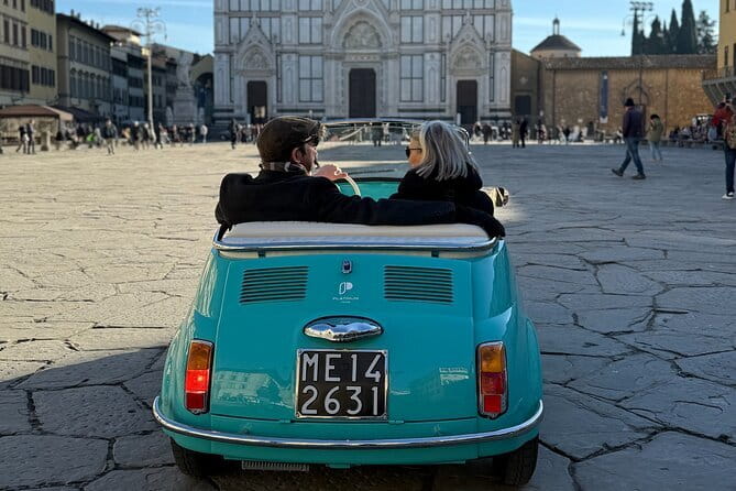 Discover Florence city center on e-cabriot fiat 500 - The Unique Charm of the Electric Fiat 500