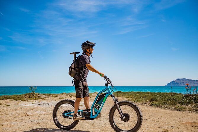 Discover Son Serra de Marina offroad e-scooters 100%FUN adventure - Starting Point at Rancho Grande Park for a Scenic Offroad Ride