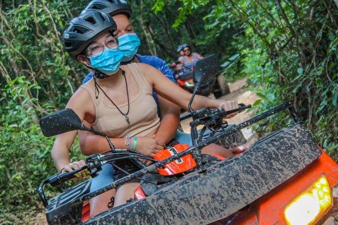 Discover the Adrenaline with Atvs ziplines single and a real Mayan cenote - Thrilling ATV Rides in the Jungle