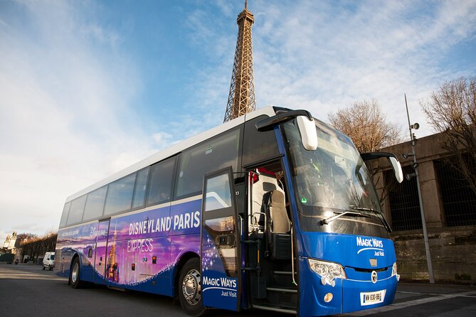 Disneyland® Paris Express Shuttle with Admission Ticket from Central Paris - Multiple Pickup Locations in Paris Make Starting Easy