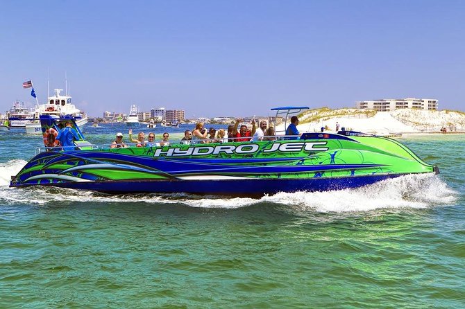 Dolphin Cruise in Destin FL - The Speed of the HydroJet Boat Ride