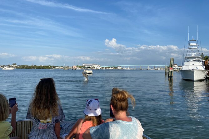 Dolphin Tiki Cruise around Fort Myers Beach - Private Tiki Boat for Calm Waters and Scenic Views