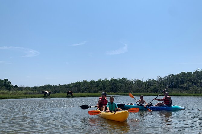 Double Sit on Top Kayak Rental at Assateague Island, MD - The Location and Meeting Point at Bayside Drive