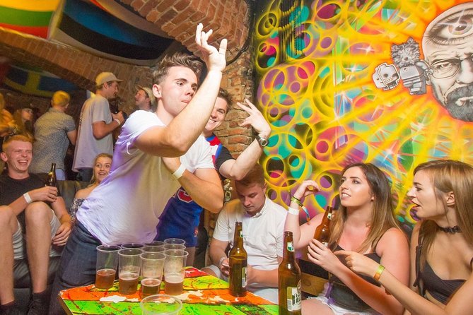 Drunken Monkey Pub Crawl - The Starting Point at U Milosrdných in Prague’s Old Town