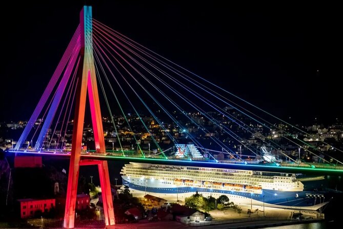 Dubrovnik Night Tour: Lights, Legends & Stunning Views - Modern Dubrovnik and the Elaphiti Islands from Hotel Adria