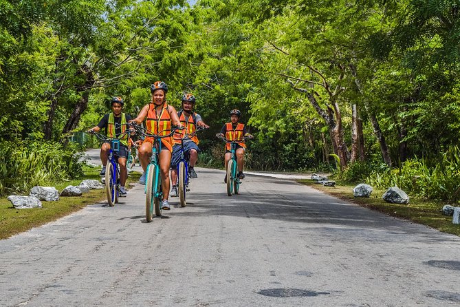 E-Bike Adventure in Cozumel - West Side Ride N' Snorkel - Exploring the Cenote Aerolito de Paraiso