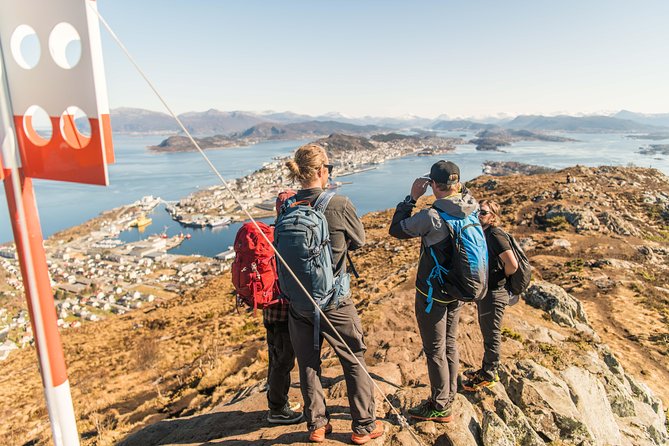 E-bike And Hiking Tour In Ålesund - Hiking Sukkertoppen for a 360° View