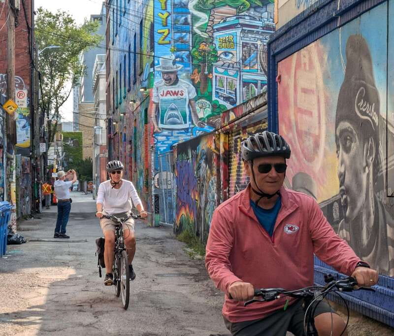 E-bike through Toronto's Dynamic Neighbourhoods - Discovering Toronto’s Trendy Lower Ossington Neighborhood