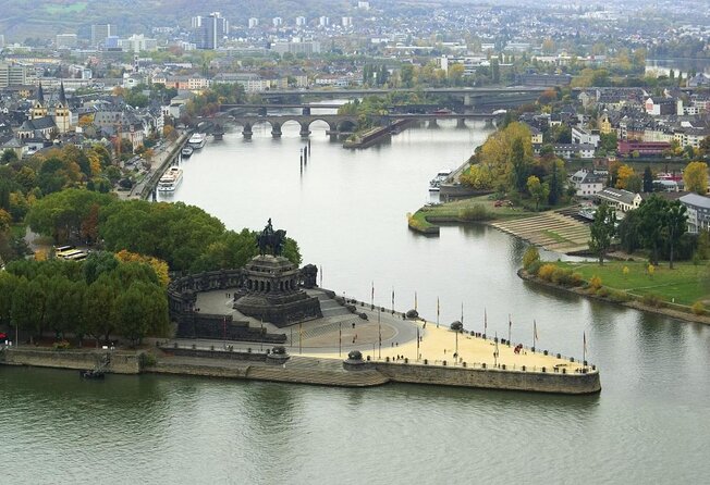 e-Scavenger hunt Koblenz: Explore the city at your own pace - Discover the Deutsches Eck and German Unity Memorial