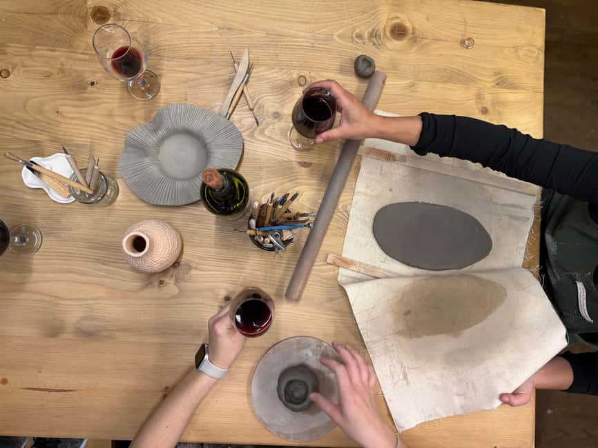 Eastbourne Pottery Class with Wine - Sipping Wine While Shaping Clay: A Perfect Combination
